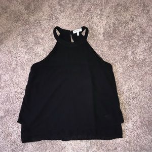 Black flowy blouse